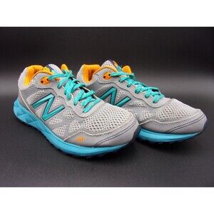 New Balance Shoes Womens 8 Running Athletic 512 WTE512G1 Gray Teal Orange